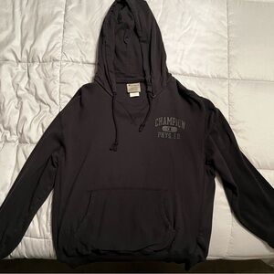 Champion vintage fleece hoodie - black - Men size M